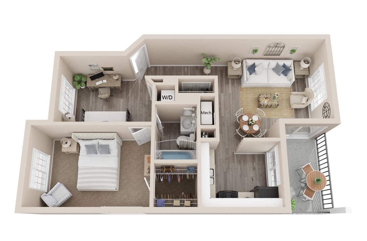 Cottonwood (1.10A) floor plan